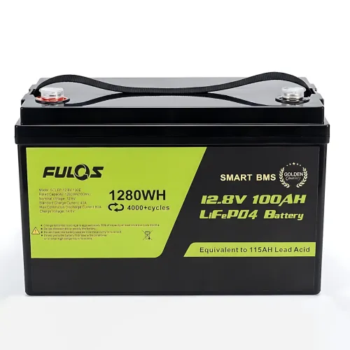 Аккумулятор LiFePO4 FULOS 12.8V 100Ah (1280Wh) Smart BMS, 4000+ циклов, заряд 14.6V, ток разряда 80A - фото 2