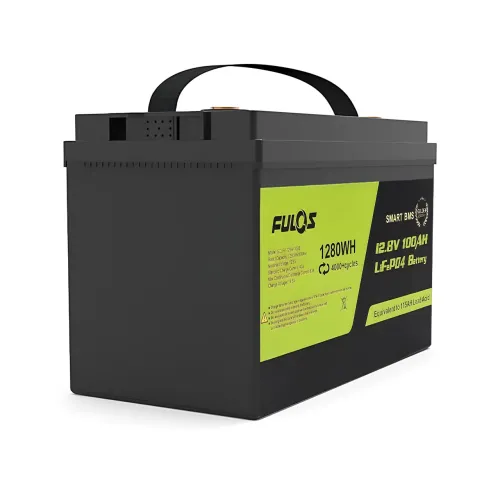 Акумулятор LiFePO4 FULOS 12.8 V 100 Ah (1280Wh) Smart BMS, 4000+ циклів, заряд 14.6V, струм розряду 80A - фото 4