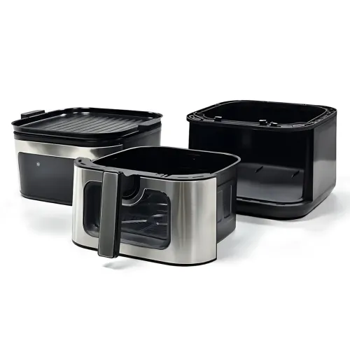 Аэро гриль фритюрница DOMOTEC MS-3225, 7 л, 3500 Вт, 2 нагревательных элемента, Air Fryer без масла, сенсорное управление - фото 3