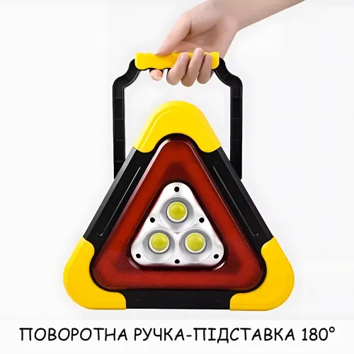 Прожектор светодиодный Hurry Bolt HB-7709 с солнечной панелью, аварийный LED-фонарь 500 лм, Power Bank, USB, красный свет SOS - фото 5
