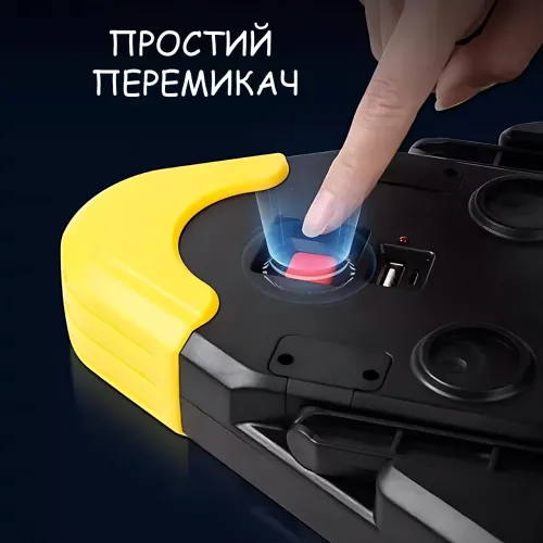 Прожектор светодиодный Hurry Bolt HB-7709 с солнечной панелью, аварийный LED-фонарь 500 лм, Power Bank, USB, красный свет SOS - фото 7
