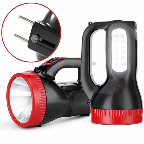 Ліхтарик TORCH BL-2623 світлодіодний акумуляторний, вологозахищений, 3 режими роботи, заряджання 220 В, висувна вилка, ручний