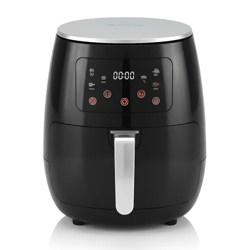 Аерофритюрниця Zip Line TOP W-500 6 л, 2800 Вт, сенсорне керування, LED-дисплей, таймер 30 хв, терморегулятор, чорний - фото 2