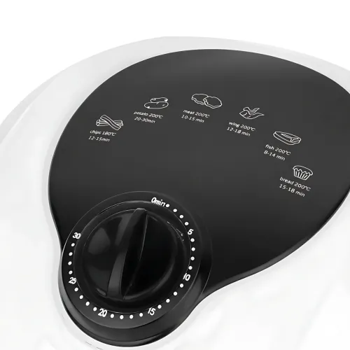 Мультипіч-аерофритюрниця Domotec MS-3220 4.5 л, потужність 1300 Вт, 6 програм, механічне керування, білий - фото 4