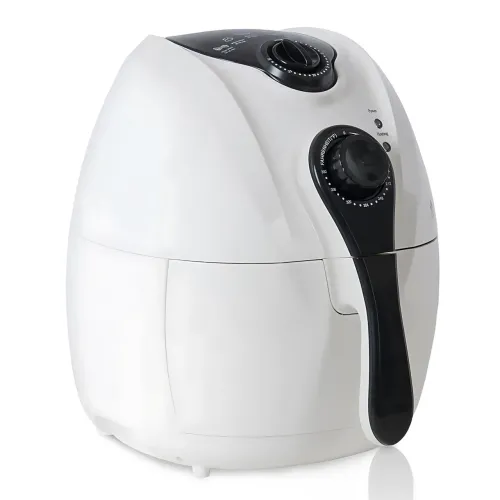 Мультипечь-аэрофритюрница Domotec MS-3220 4.5 л, мощность 1300 Вт, 6 программ, механическое управление, белый