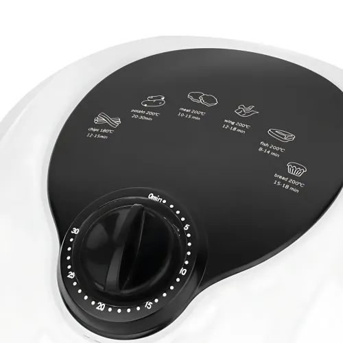 Мультипечь-аэрофритюрница Domotec MS-3220 4.5 л, мощность 1300 Вт, 6 программ, механическое управление, белый - фото 4