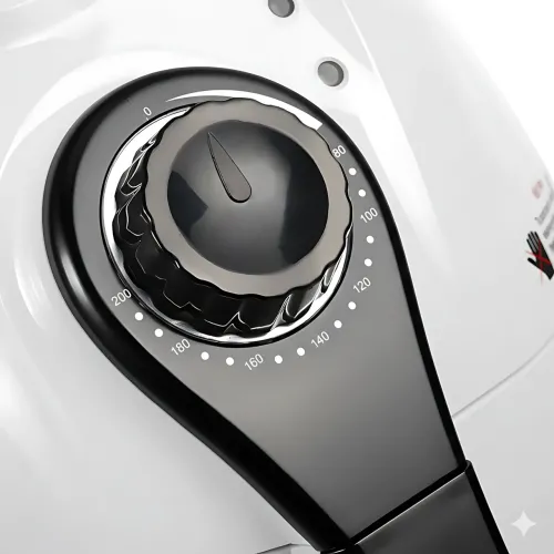 Мультипечь-аэрофритюрница Domotec MS-3220 4.5 л, мощность 1300 Вт, 6 программ, механическое управление, белый - фото 5