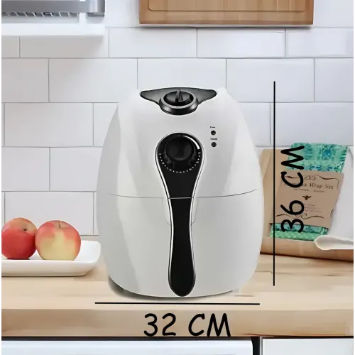 Мультипіч-аерофритюрниця Domotec MS-3220 4.5 л, потужність 1300 Вт, 6 програм, механічне керування, білий - фото 8