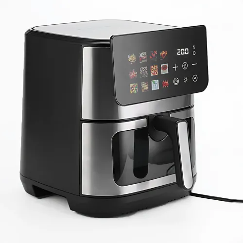 Аэрофритюрница DOMOTEC MS-3224 12 л, 4500 Вт, 2 ТЭНа, Air Fryer 360°, LED-дисплей, жарка без масла, гриль и выпечка - фото 2