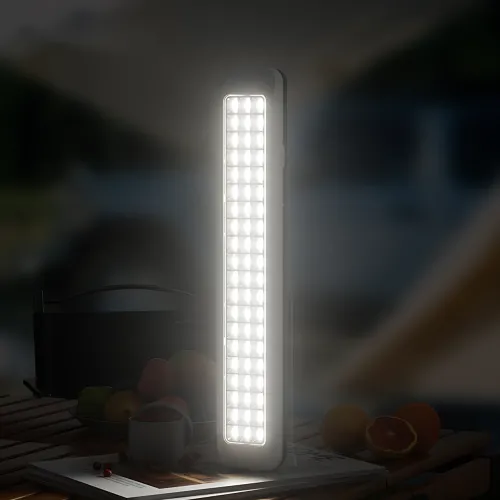Акумуляторний LED ліхтар TORCH AST-722 з USB-зарядкою, кемпінгова лампа, 2 режими, до 6 годин роботи, настінний монтаж, білий - фото 4