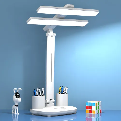 Настільна LED-лампа ATLANFA AT-1702, 7 Вт, сенсорна, 3 яскравості, 3000K/6000K, регульований кут, від мережі, білий - фото 7