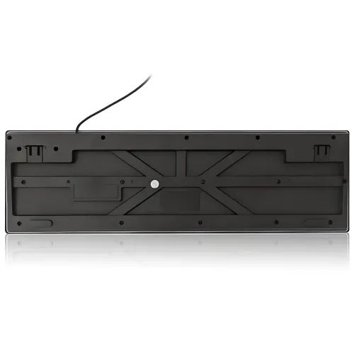 Клавиатура проводная профессиональная KR 6300 с подсветкой, USB, украинская + английская раскладка, 104 клавиши, усиленный кабель - фото 16