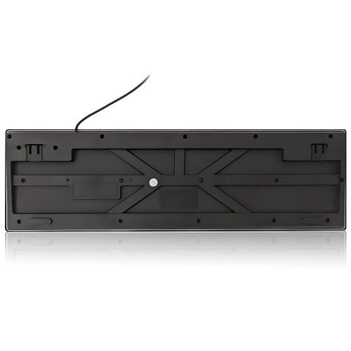 Клавиатура проводная профессиональная KR 6300 с подсветкой, USB, украинская + английская раскладка, 104 клавиши, усиленный кабель - фото 6