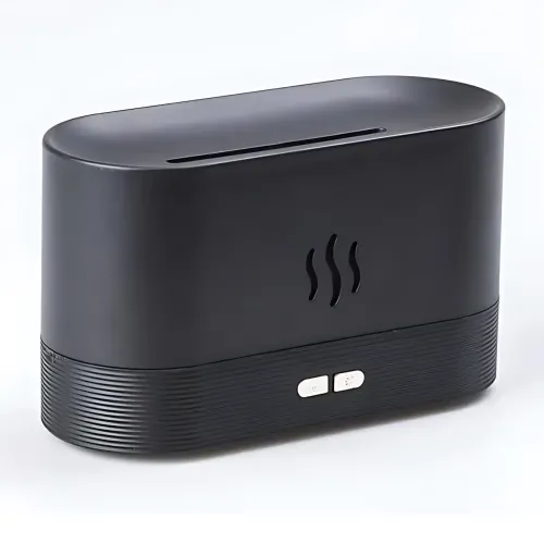 Зволожувач повітря з ефектом полум'я Flame Aroma Diffuser 180 мл, ультразвуковий аромадифузор-камін, RGB-підсвітка, нічник, USB - фото 4