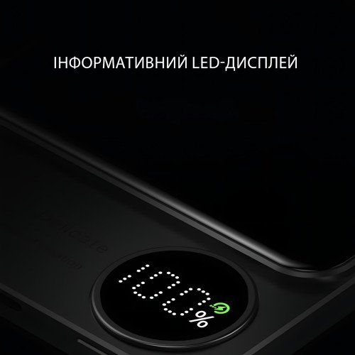 Power Bank Q9 MagSafe 5000 mAh 20 W з бездротовою зарядкою Qi 15W, PD Type-C, дисплей, ультратонкий 12 мм, магнітний павербанк Зел - фото 7