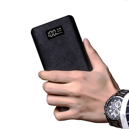 Power Bank 50000 mAh M9 LCD (реальна ємність 8400 mAh), 4×USB, microUSB + Lightning, LED-ліхтарик, зовнішній акумулятор - фото 3