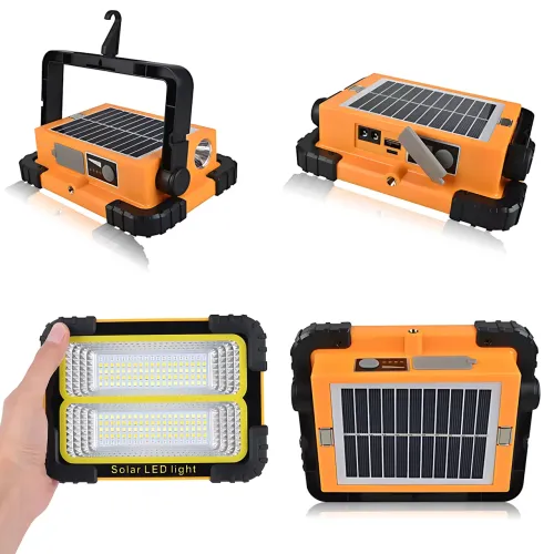 Прожектор акумуляторний BL JN-883 із сонячною панеллю, LED 5 Вт, 6500 K, IP65, USB-зарядка, Power Bank, автономний прожектор - фото 6