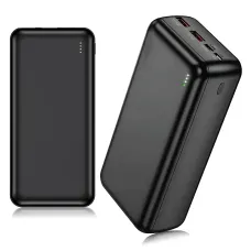 Power Bank AND J38B 50000 мА·год, зовнішній акумулятор, 2 × USB, Type-C + Micro-USB, швидке заряджання, LED-індикація