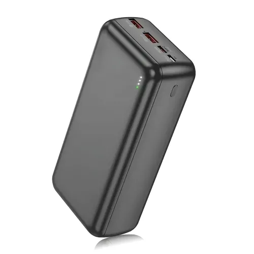 Power Bank AND J38B 50000 мА·год, зовнішній акумулятор, 2 × USB, Type-C + Micro-USB, швидке заряджання, LED-індикація - фото 3