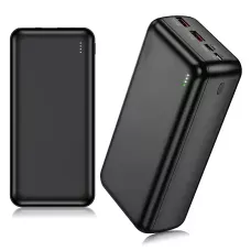 Power Bank AND J38B 50000 мА·год, зовнішній акумулятор, 2 × USB, Type-C + Micro-USB, швидке заряджання, LED-індикація