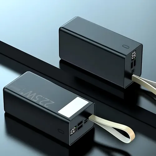 Power Bank AND J86 8000 mAh, акумулятор з LED-дисплеєм, швидке заряджання 22.5W, USB-C, Micro-USB, Lightning - фото 7