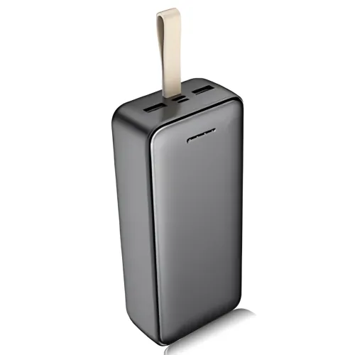 Power Bank AND J111B 50000 mAh 22.5 W — зовнішній акумулятор швидкого заряджання, 4 виходи USB-A/Type-C, LED-індикатор, шнурок - фото 2