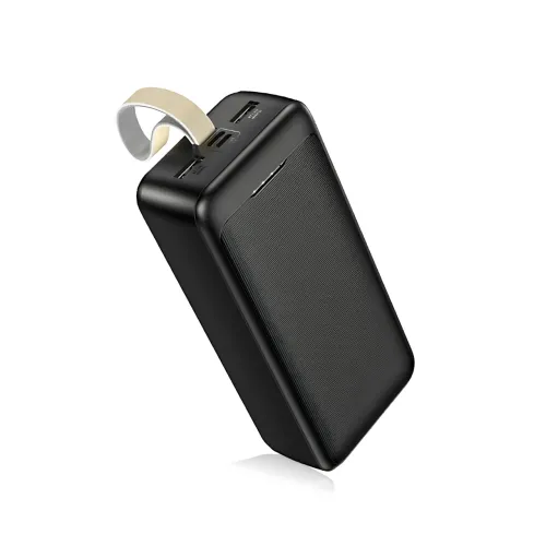 Power Bank AND J111B 50000 mAh 22.5 W — зовнішній акумулятор швидкого заряджання, 4 виходи USB-A/Type-C, LED-індикатор, шнурок - фото 5