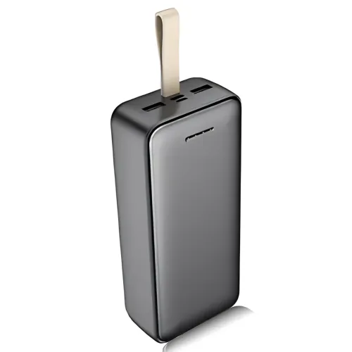 Power Bank AND J111B 50000 mAh 22.5 W — зовнішній акумулятор швидкого заряджання, 4 виходи USB-A/Type-C, LED-індикатор, шнурок - фото 2