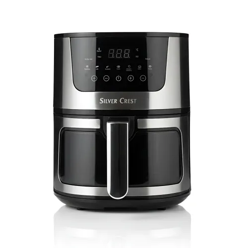Аерофритюрниця Silver Crest SC-8855S 8L — 4200 Вт, сенсорне керування, оглядове вікно, без олії