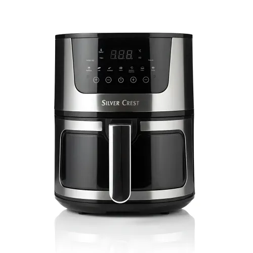 Аэрофритюрница Silver Crest SC-8855S 8L — 4200 Вт, сенсорное управление, смотровое окно, без масла