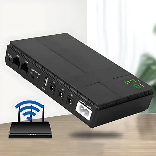 ДБЖ Mini UPS DC1018P 10400 mAh для роутера, модему та CCTV, 5V, 9V, 12 V, PoE, USB, до 18 W, резервне живлення для wi-fi, камер - фото 8
