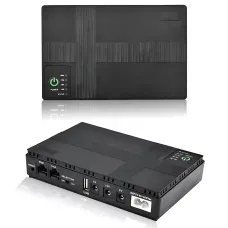 ДБЖ Mini UPS DC1018P 10400 mAh для роутера, модему та CCTV, 5V, 9V, 12 V, PoE, USB, до 18 W, резервне живлення для wi-fi, камер