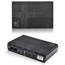 ДБЖ Mini UPS DC1018P 10400 mAh для роутера, модему та CCTV, 5V, 9V, 12 V, PoE, USB, до 18 W, резервне живлення для wi-fi, камер