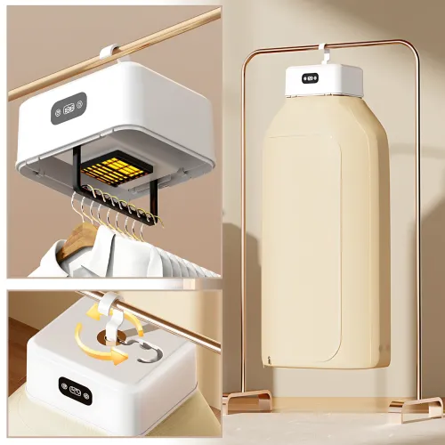 Портативна електрична сушарка для одягу Foldable Dryer HS01694 600 Вт до 10 кг, Складана мініпарова шафа, швидка сушарка