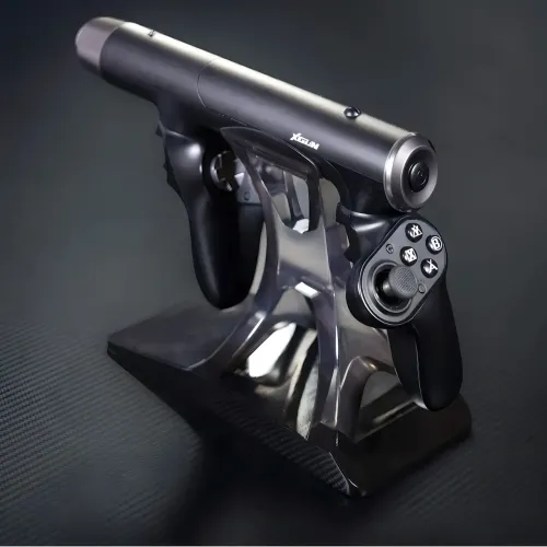 Игровой джойстик-автомат XGun X1 беспроводной Bluetooth геймпад с гироскопом, лазерным прицелом и эффектом отдачи, контроллер - фото 6