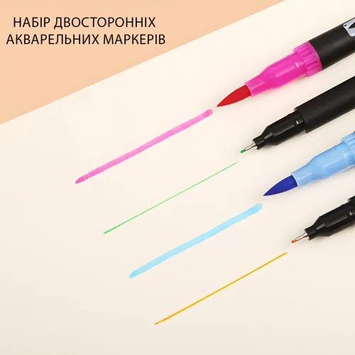 Набор двусторонних акварельных маркеров Color Pencil CD, 60 цветов, маркеры-кисть и широкий наконечник, для скетчинга и рисования - фото 14