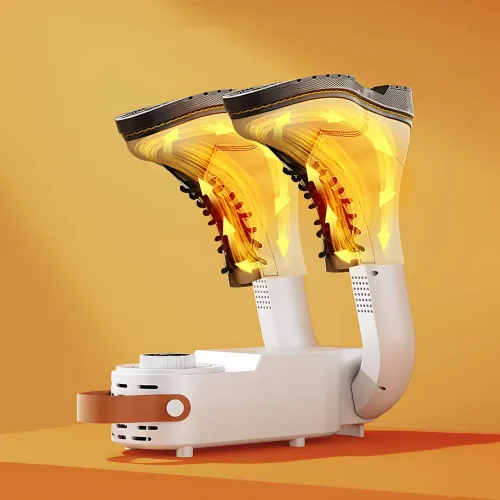 Сушарка для взуття Shoe Dryer з ультрафіолетом, 4 режими таймера 30-120 хв, антибактеріальна електросушарка, вертикальна - фото 3