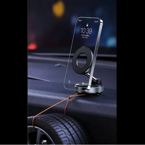 Автомобільний магнітний тримач JoyPro Magnetic Holder 360°, автотримач MagSafe з вакуумною присоскою, 16 магнітів N52, 360° - фото 8