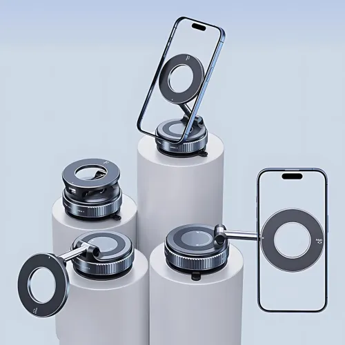 Автомобільний магнітний тримач JoyPro Magnetic Holder 360°, автотримач MagSafe з вакуумною присоскою, 16 магнітів N52, 360° - фото 3