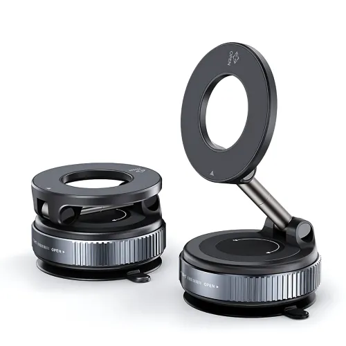 Автомобільний магнітний тримач JoyPro Magnetic Holder 360°, автотримач MagSafe з вакуумною присоскою, 16 магнітів N52, 360° - фото 2