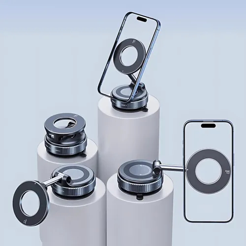 Автомобільний магнітний тримач JoyPro Magnetic Holder 360°, автотримач MagSafe з вакуумною присоскою, 16 магнітів N52, 360° - фото 3