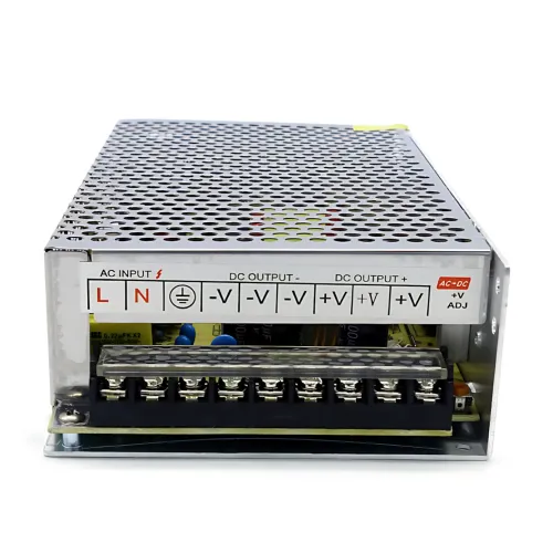 Адаптер живлення 12 V 20 A METAL, імпульсний блок живлення 220 В-12 В у перфорованому металевому корпусі, із захистом від КЗ - фото 4