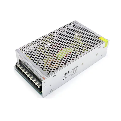Адаптер питания 12V 20A METAL, импульсный блок питания 220В–12В в перфорированном металлическом корпус, с защитой от КЗ - фото 3