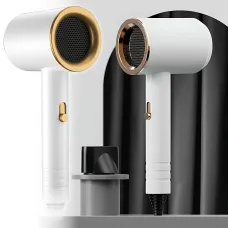 Фен для волосся AIR DRYER LY-335, 2000 Вт, іонізація, холодне повітря, 3 температурні режими, концентратор, поворотний шнур Білий