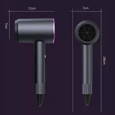 Фен для волосся AIR DRYER LY-335, 2000 Вт, іонізація, холодне повітря, 3 температурні режими, концентратор, поворотний шнур Білий
