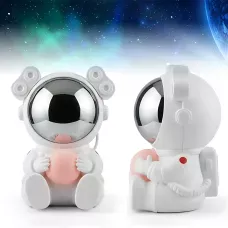 Проєктор зоряного неба Astronaut нічник-проєктор «Астронавт із Місяцем», RGB галактика та туманності, з пультом