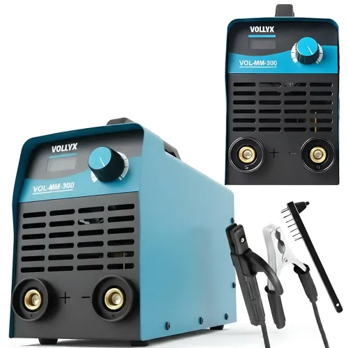 Зварювальний інвертор Vollyx VOL-MM-300, 220 В, 20-300 А, IGBT, цифровий дисплей, Hot Start, Anti-Stick, MMA, комплект з маскою - фото 7