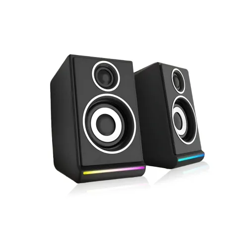 Колонки для ПК 2.0 USB JEDEL S-578 RGB (2×3 Вт), компактна акустика з підсвіткою, AUX 3.5 мм - фото 2