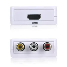 Конвертер HDMI to AV (RCA) UKC AV-001 с USB-питанием — переходник HDMI → CVBS + аудио L/R, PAL/NTSC, поддержка 1080p, HDMI 1.4