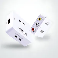 Конвертер HDMI to AV (RCA) UKC AV-001 з USB-живленням — перехідник HDMI → CVBS + аудіо L/R, PAL/NTSC, підтримка 1080p, HDMI 1.4
